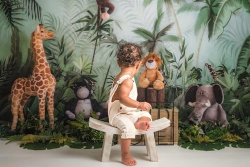 Kate Fondo Fotográfico 7x5ft Selva Animal Verde miniatura 3