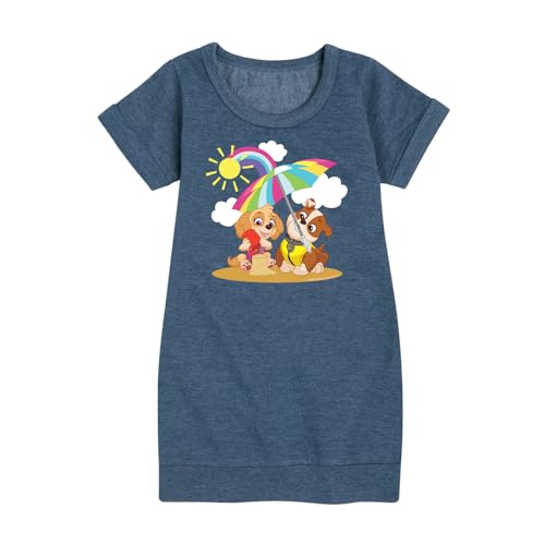 HYBRID APPAREL - Paw Patrol - Skye Rubble Beach - Toddler & Youth Girls Fleece Dress