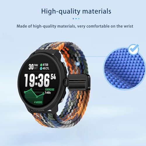Correa de nylon trenzado para reloj SUUNTO Race 2 miniatura 3