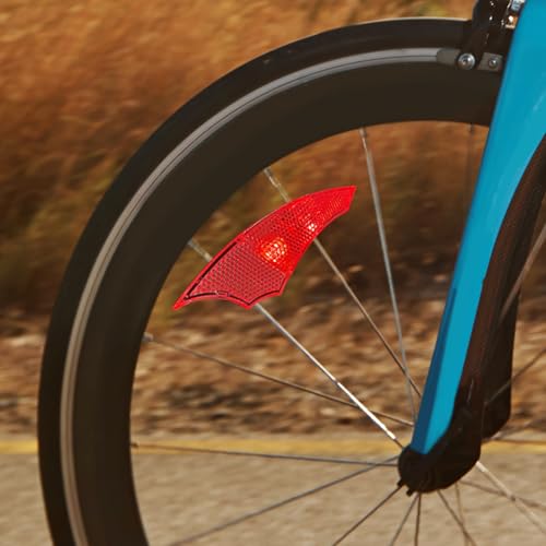 Luces de radio de seguridad y lámpara decorativa para rueda de bicicleta en viajes de noche 6