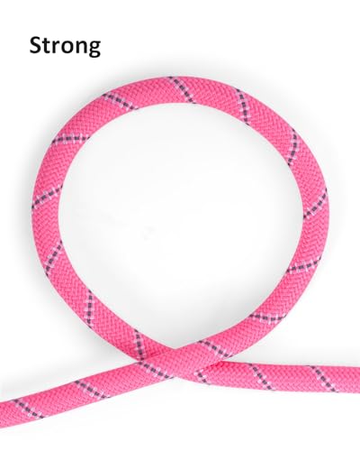Long Dog Leash for Dog Training 16FT/30FT/50FT/100FT, Heavy Duty Dog Lead for Large Medium Small Dogs Outside Walking, Playing, Camping, or Yard 12Pink50FT by Lanwandeng - Image 10