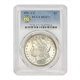 1881 CC American Silver Morgan Dollar MS-67+ PQ Approved by CoinFolio $1 MS67+ PCGS