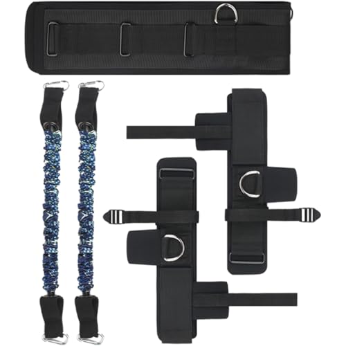Abaodam Resistance Bands Set with Ankle Straps and Waist Band,