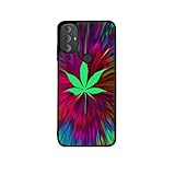 Bleu Reign Phone Case for Motorola Moto G Stylus Edge Power Pure 5G Trippy Pot Leaf