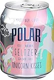 Polar 100% Natural Seltzer Jr Unicorn Kisses. 24 x 8 oz - Unleash your inner unicorn