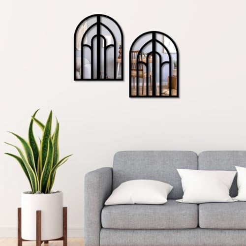 Image of Sehaz Artworks Home Decoration Items for Living Room | Decorative Mirror for Wall Decorations | Wall Hanging Decoration | Jharokha Wall Decor Item for Living Room | Wall Decor Items for Bedroom