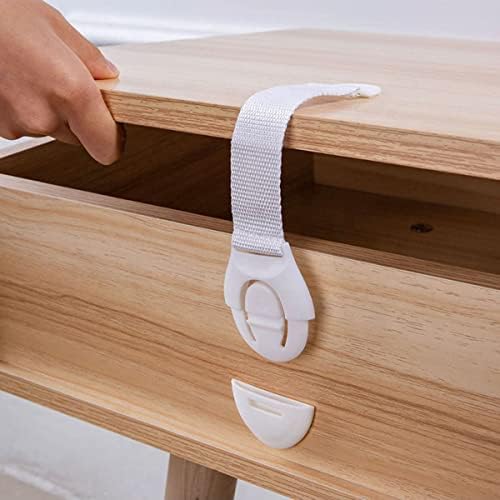 ideal baby Çocuk Çekmece Kilidi Ve Dolap Kilidi Bebek Güvenlik Koruma Kilidi Koruyucu Kilit 10 Adet - Görsel 4