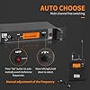 XTUGA IEM1200 Wireless in Ear Monitor System, Dual Channel In Ear Monitor with 4 Bodypacks, UHF Wireless IEM System for Musicians, Stage, Band and Studio #3