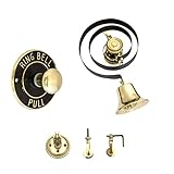 Traditional Butlers Bell Kit with Solid Heavy Cast Brass Pull