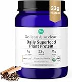 Ora Organic Vegan Protein Powder - 23g Plant-Based Protein Powder for Women and Men | Clean Protein Source, Keto Friendly, Gluten Free, Paleo, Dairy-Free, Soy-Free - Vanilla Chai - 20 Servings