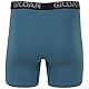 Gildan Herren Cotton Stretch Boxer Brief, Multipack Retroshorts, Blue Cove/Hawaiian Blue/Heather Red Mark (5er-Pack, Regular Leg), Medium