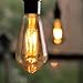 Produktbild LED Edison Glühbirne E27, 6x Vintage LED Glühlampe, 4W Dekorative Antike Golden Lampen, Warmweiß Filament Bulb Ideal für Nostalgie und Retro Beleuchtung im Haus Café Restaurant, Nicht Dimmbar