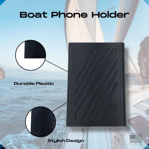 FRESHe Soporte para Teléfono de Barco - Mantenga su Teléfono Seco y Seguro en el Agua - Se Monta fácilmente en Cualquier Barco y Sostiene Cualquier Teléfono - Negro miniatura 2
