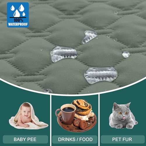 Manta impermeable para sofá funda protectora de muebles reversible y lavable para mascotas 6