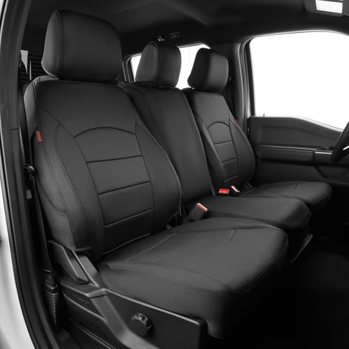 Housses de siège auto sur mesure en néoprène haut de gamme noir pour Ford F150