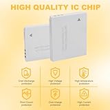 Moilaom Canon NB-4L Battery Pack Replacement (760mAh) - for Canon Powershot SD750, SD600, SD630, SD780, SD200, ELPH 310 HS, ELPH 300 HS, ELPH 100 HS, SD940 is, SD1100 is, VIXIA mini Cameras etc. - Image 4