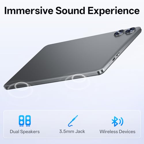 Kairisy 2026 Tablet 10 Inch Android 15, 24GB RAM 128GB ROM 1TB TF, Gemini AI, 1280 * 800 HD, 6600mAh, Dual Camera, GPS, WiFi 6, BT 5.0, Widevine L1, GMS Tablet with Case (Blue) - Image 5