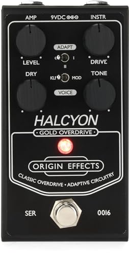 Pedal Overdrive Halcyon Gold Black Edition