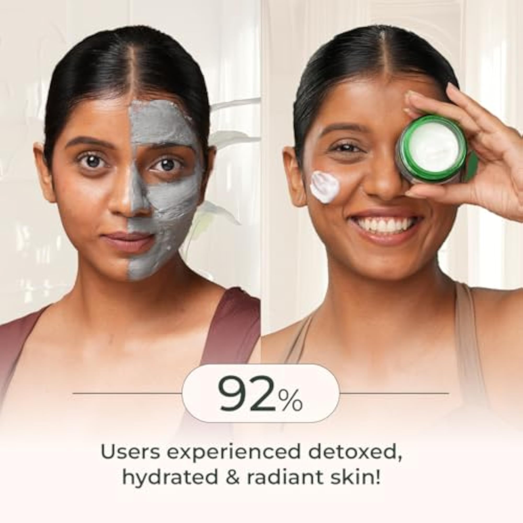 Detox & Hydrate Skincare Gift Set, Activated Charcoal & Hyaluronic Acid