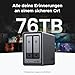 UGREEN NASync DXP2800 2-Bay NAS Server, Intel N100 Quad-Core, 8GB DDR5, 2,5GbE LAN, 2×M.2 NVMe-Steckplätze, 4K HDMI, Kompatibel mit Drittanbieter NAS Festplatten/HDD für Heim & Büro (Diskless)