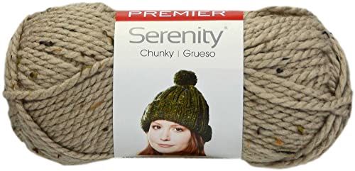 Hilo de tejer suave Premier Serenity Chunky para evitar prendas que pican y avanzar muy rápido 3