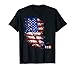 Hockey American Flag 4th of July T-Shirt