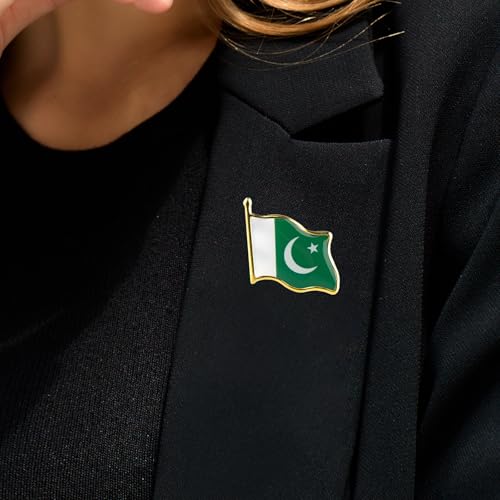 Image of Country Flag Brooch Metal Alloy Souvenir Pin Shirt Hat Backpack Jewelry Accessories Decoration Party Christmas Gift Badge International Travel Pin