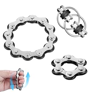 Erioscar 3 Stück Flippy Chain Fidget-Ringe