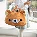 MHBY Mochila de Felpa, Dibujos Animados Lindo Rilakkuma Pompones proteína Mochila de Felpa Bolso de Mano Bolso de Hombro de Gran Capacidad Regalos para niñas y niños Juguetes de Peluche