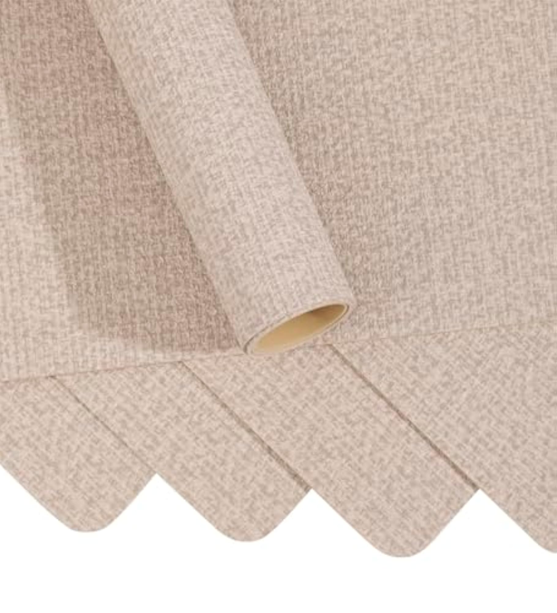 Set of 6 Premium Beige PVC Table Placemats