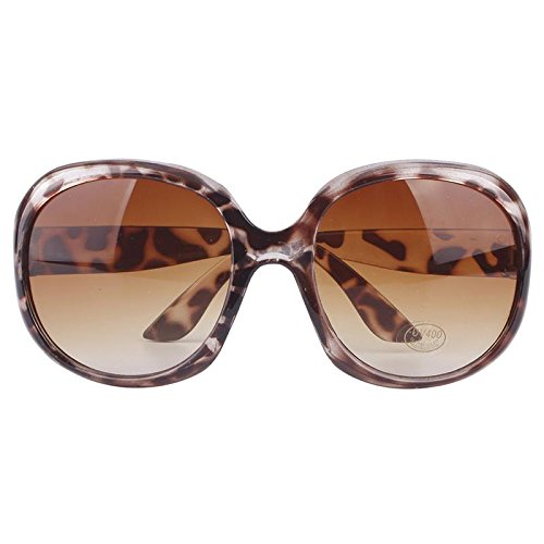 calistous Super Resistencia y durabilidad de Big Gafas - Gafas de sol Oversized Mujer Negro