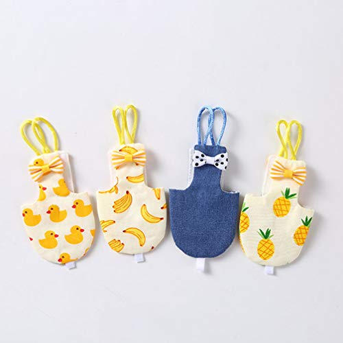 ULTECHNOVO-Bird-Diaper-Nappy-Parrot-Flight-Suite-Liners-Parrot-Nappy-Washable-Bird-Diaper-for-Macaw-African-Budgies-Parakeet-Agapornis-M