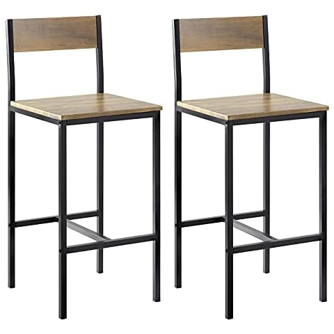 SoBuy FST53-XLx2 Chaises Tabourets de Bar Cover