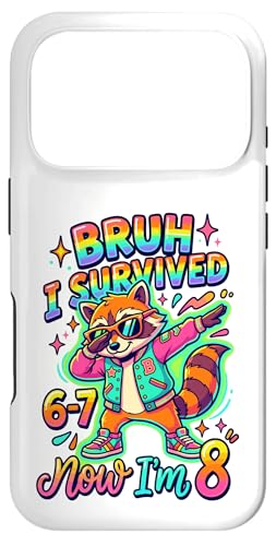 I Survived Six Seven now Im 8 8�΂̒a���� �_�r���O�A���C�O�} �X�}�z�P�[�X iPhone 17 Pro �p