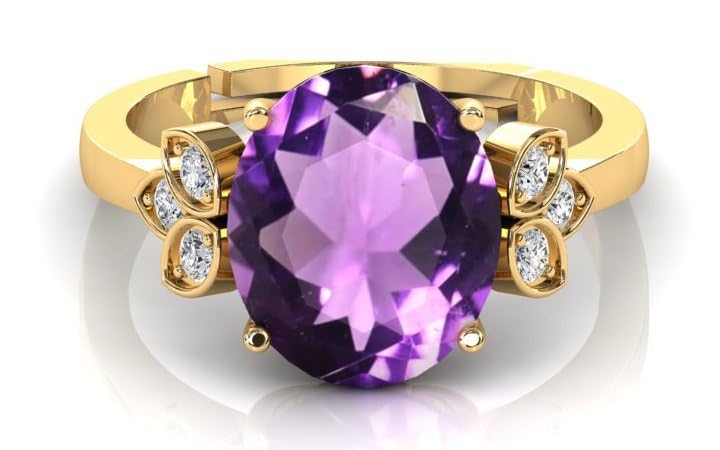 Bague en améthyste robuste et confortable, le choix de l'authenticité