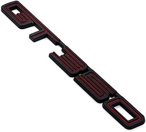 1pcs GT350 Emblem Badge GT Decal Rear Trunk Sticker (Red Black) image 3