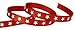 Hip Girl Boutique 5yd 3/8" Patriotic Star Cheer Grosgrain Ribbon--Red/White. For High School Cheer Bows.