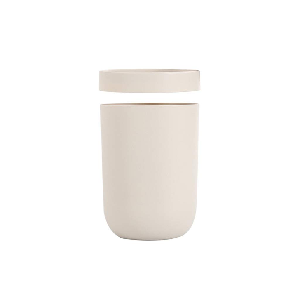 Poubelle de chambre 12L en plastique épais et style européen couleur D