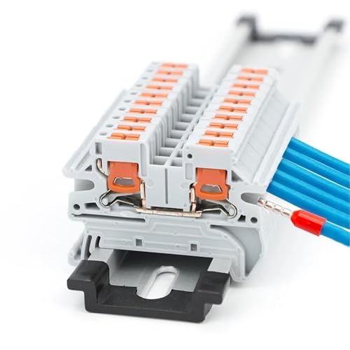 Bloque de terminales PTV2.5 lateral contra fallos de espacio, conector a presión 4