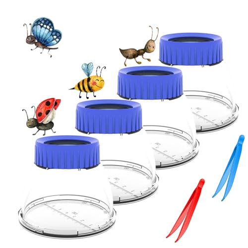 5X Magnifier Bug Viewer, Bugs Habitat Magnifying Bug Jar for Kids