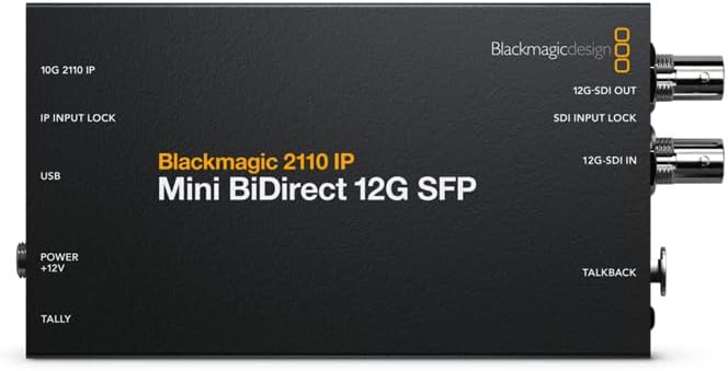 BlackmagicDesign Blackmagic 2110 IP Mini BiDirect 12G SFP