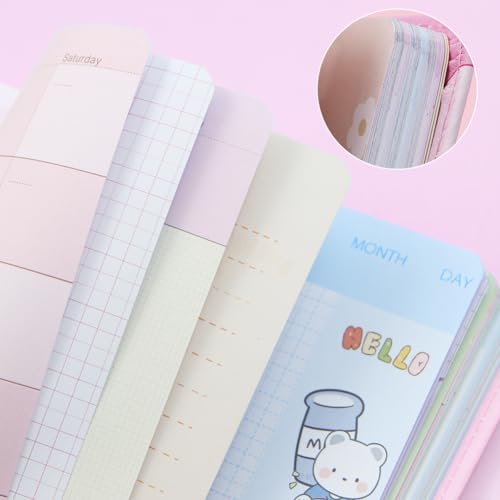 Stylo et carnet panda rose rigide pour ne plus perdre vos notes - 5