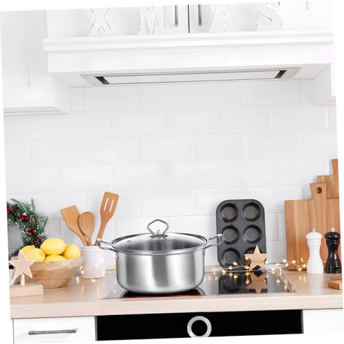 Marmites acier inoxydable avec couvercles pour cuisine moderne - 5