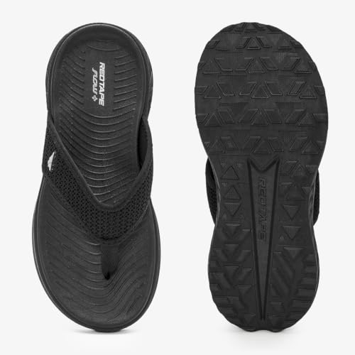 Image of Red Tape Thong Casual Sandals for Men in Dark Grey | Casual Sandals
