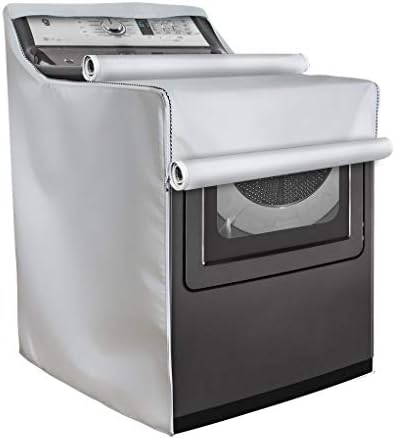 Mr.You Washer/Dryer Cover,Fit for Outdoor Top Load and Front Load Machine,Zipper Design for Easy Use,Waterproof Dust-proof Moderately Sunscreen (pack of 1