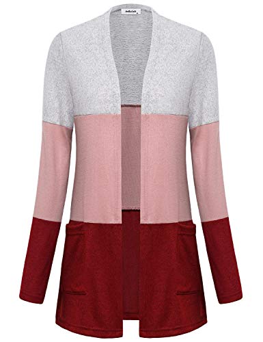 Image of Womens Casual Open Front Cardigan Sweaters with Pockets