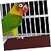 NEVERYOUYU 20Pcs Bird Cage Liner Sandpaper Cuttable Gravel Paper for Birdcage for Hard Billed Birds Parrots Encourages Natural Claw Grinding Healthy Habits