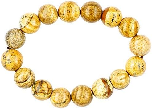 schoener-mineralienschmuck / Edelsteinschmuck Jasper Jewellery (Bracelet) Landscape Jasper Bracelet Balls Size Approx. 12 mm Bracelet Size Approx. 19 cm Model Number 3223A