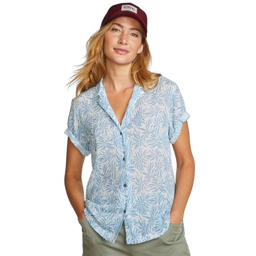 Chemise de camp courte Eddie Bauer femme, haut de randonnée pliable