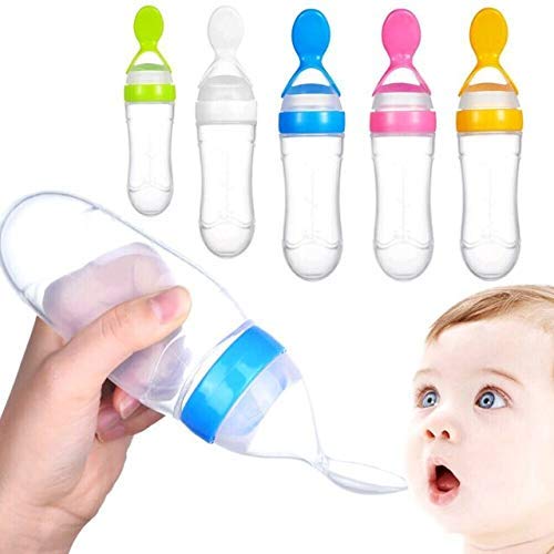 Itsyyboo Baby Feeding Bottle with Spoon & Fruit Food Feeder Combo Pack (Baby Pink) - Image 5 thumbnail